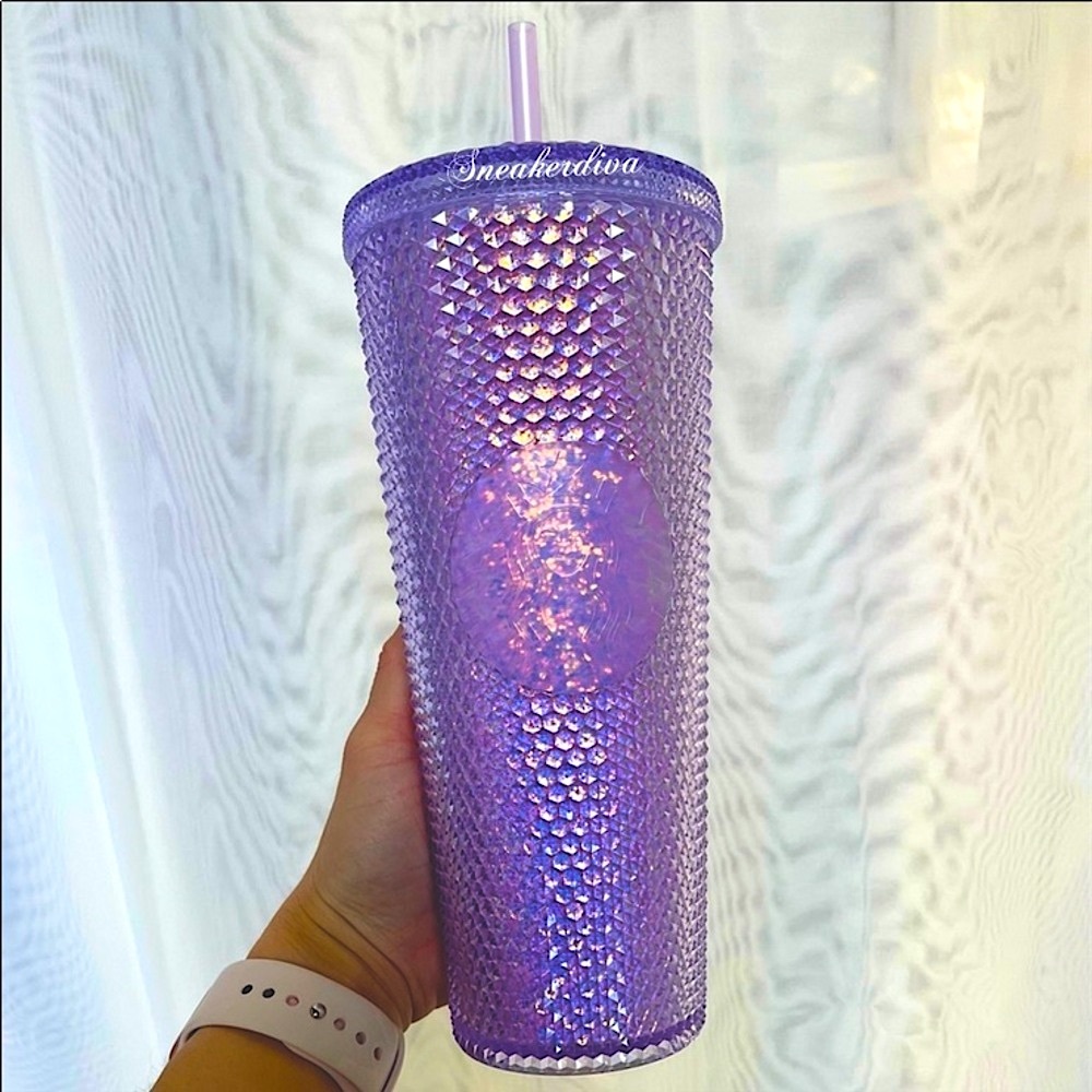 ‼️LAST ONE💜Starbucks China purple glitter studded - Picture 3 of 5
